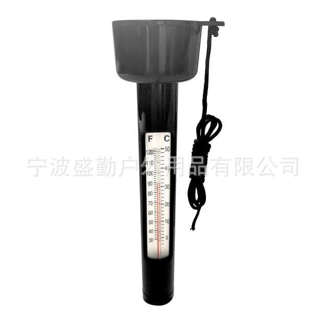 Factory Direct Pool Thermometer Floating Pool Water Thermometer Water Temperature Tester Black Thermometer