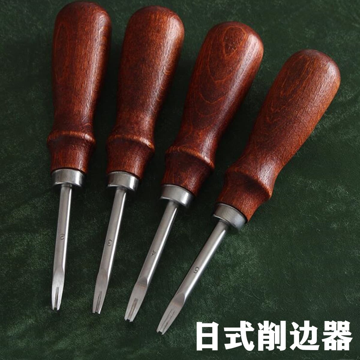 DIY Leather Tool Sharp Alloy Steel Japanese Style Chamfer Edge Leather Trimmer Handle Woodworking Tool for Home Use