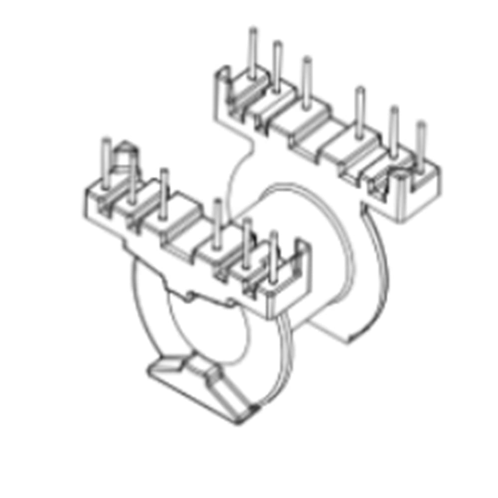 PQ3230 High-Frequency Transformer Bobbin Horizontal 6+6 Pin PQ3230 Bakelite Bobbin