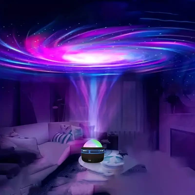 Cross-border USB Magic Ball Light KTV Bar Stage Lighting Water Ripple Aurora Light Net Red Bedroom Decorative Round Ball Color Light
