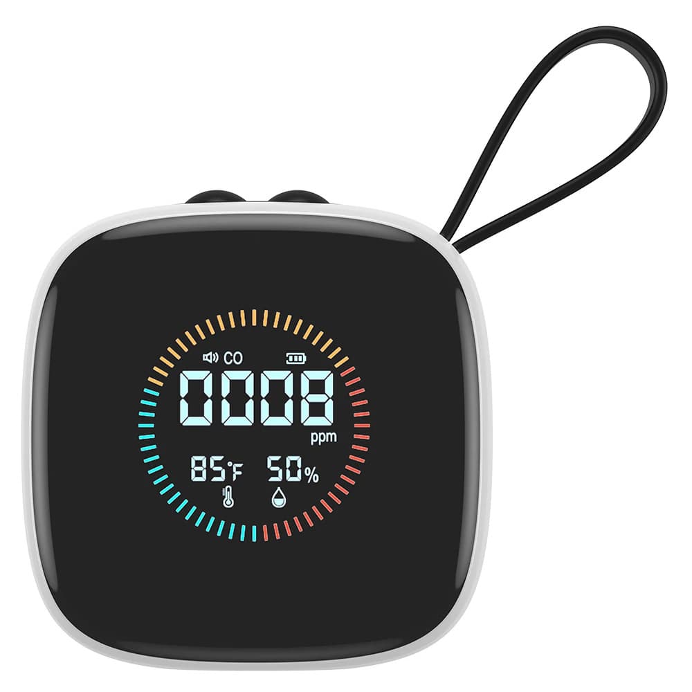 Portable Camping Kitchen Carbon Monoxide Alarm Detector CO Meter Outdoor 3-in-1