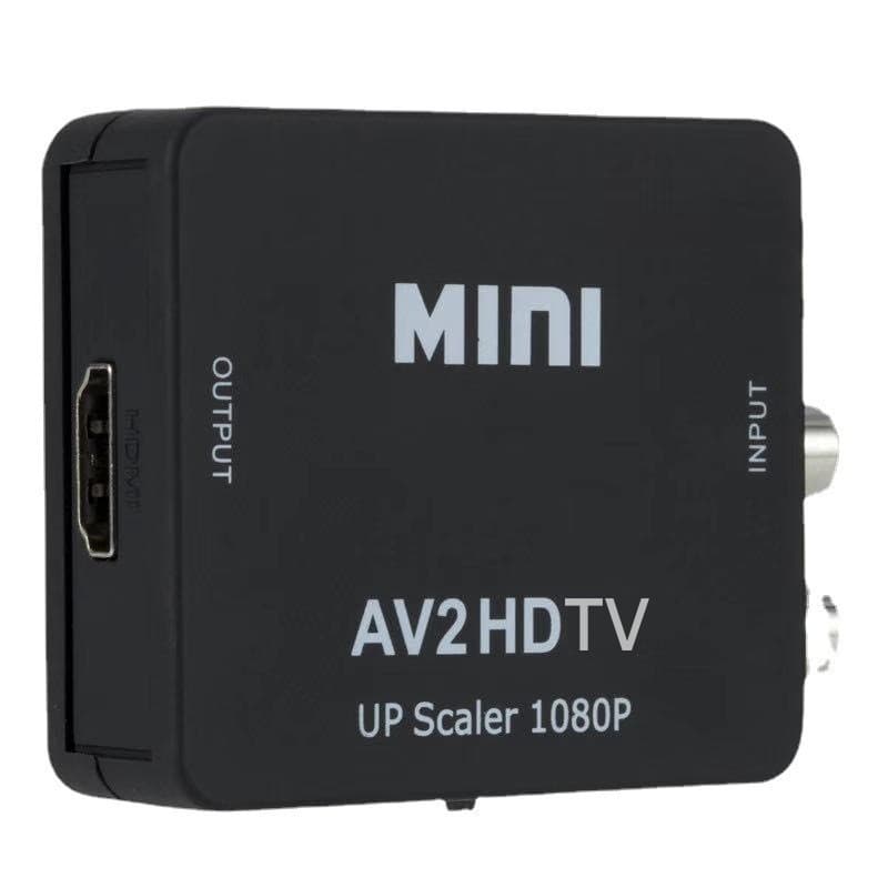 1080p Hd Video Output Av To Hdmi Converter Supports High Definition Digital Audio Video Signals Conversion