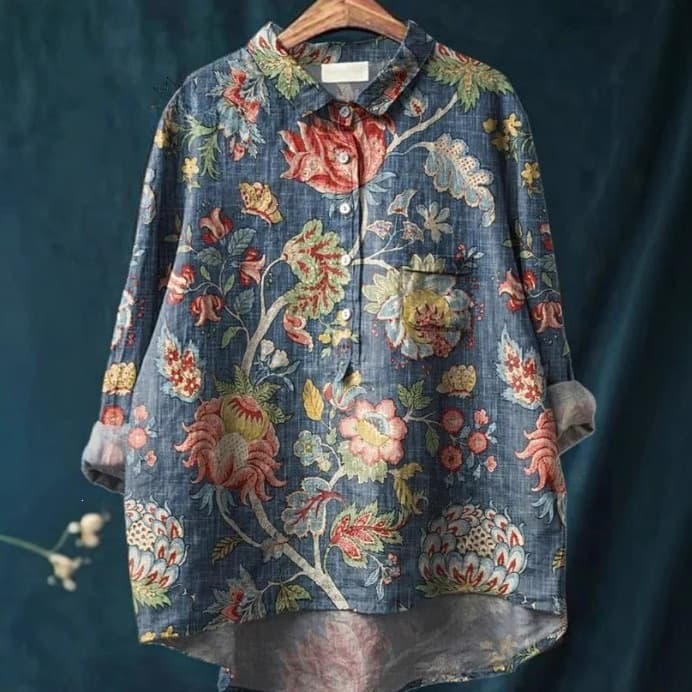 2026 Hot-Selling Summer Women's Clothing New Style Amazon Aliexpress Loose Printed Round Neck Casual Plus Size Women's Shirt