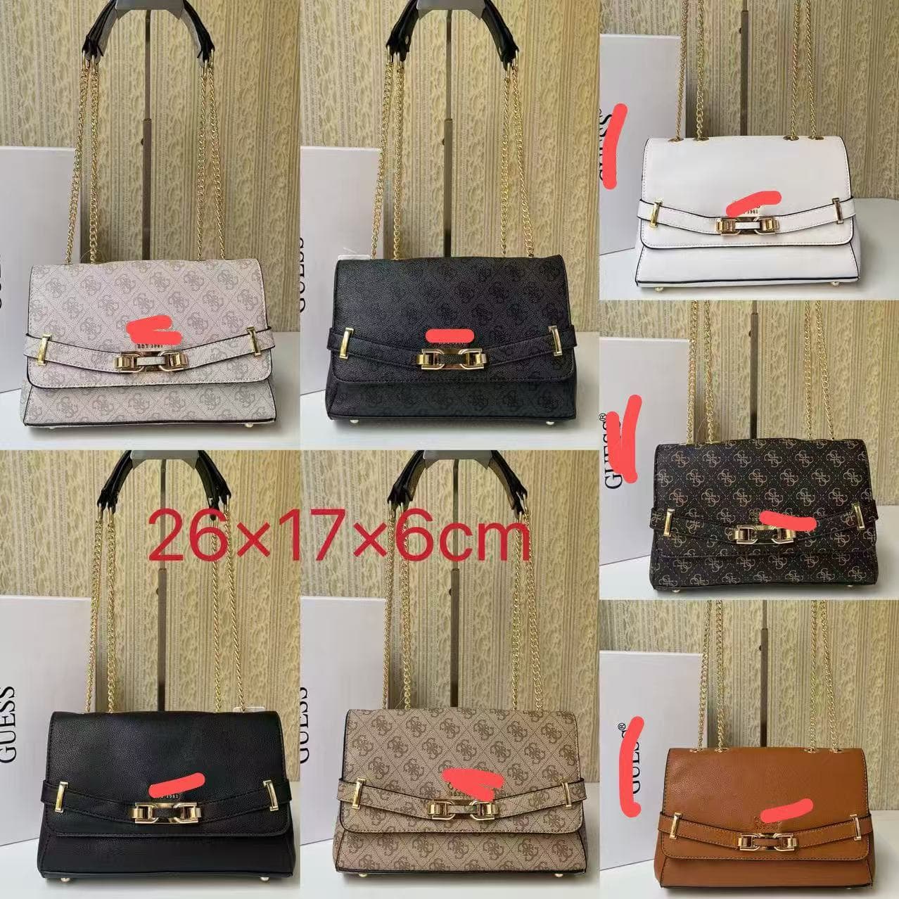 Foreign trade European and American high-quality new printed belt fashion decoration platinum chain hand-held solid color shoulder bag for women