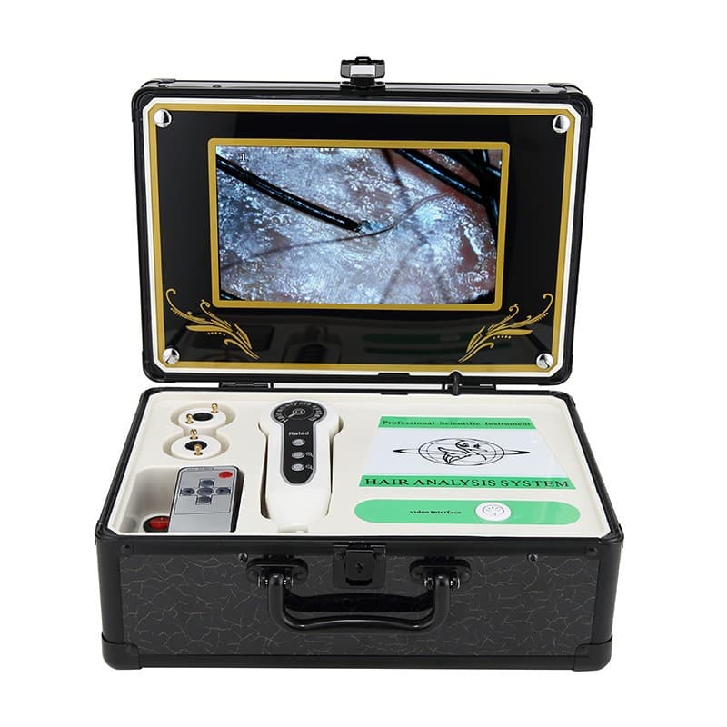 Factory Direct Scalp Analyzer Follicle Hair Testing Device HD 7/9/10.1/12-Inch Portable Case Type
