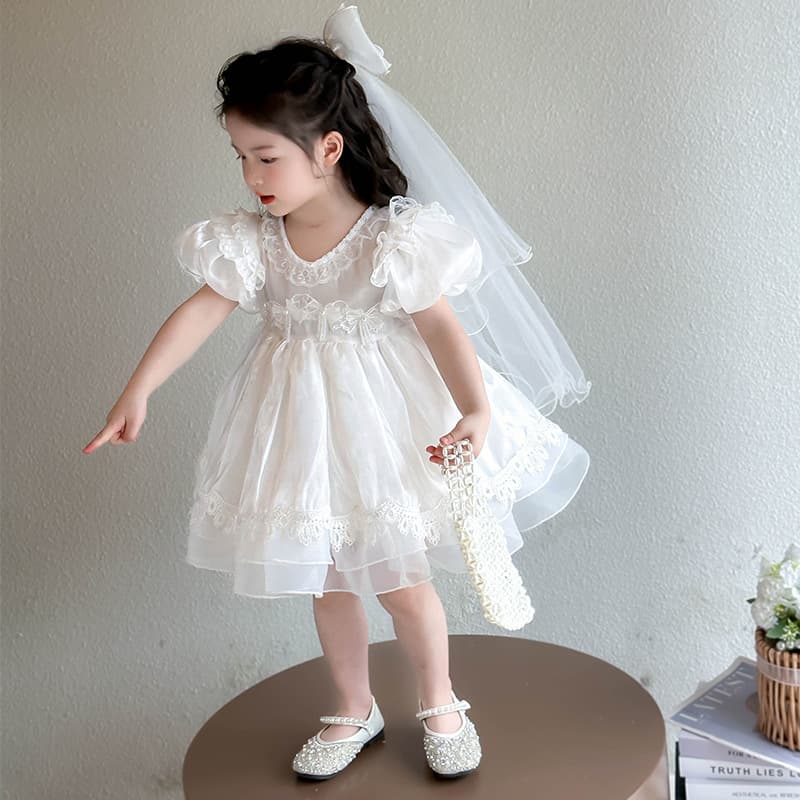 Elsa Princess Dress for Girls Summer 2026 New Style Sparkly Sequin Dress for Kids Elsa Costume