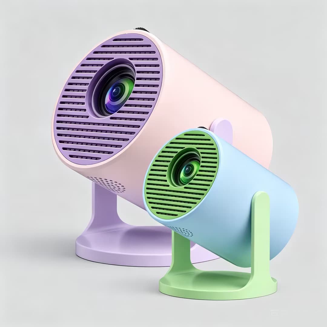 New Cross-Border Mini Projector Short Throw Android Power Bank Powered Home Office HD Portable Projector