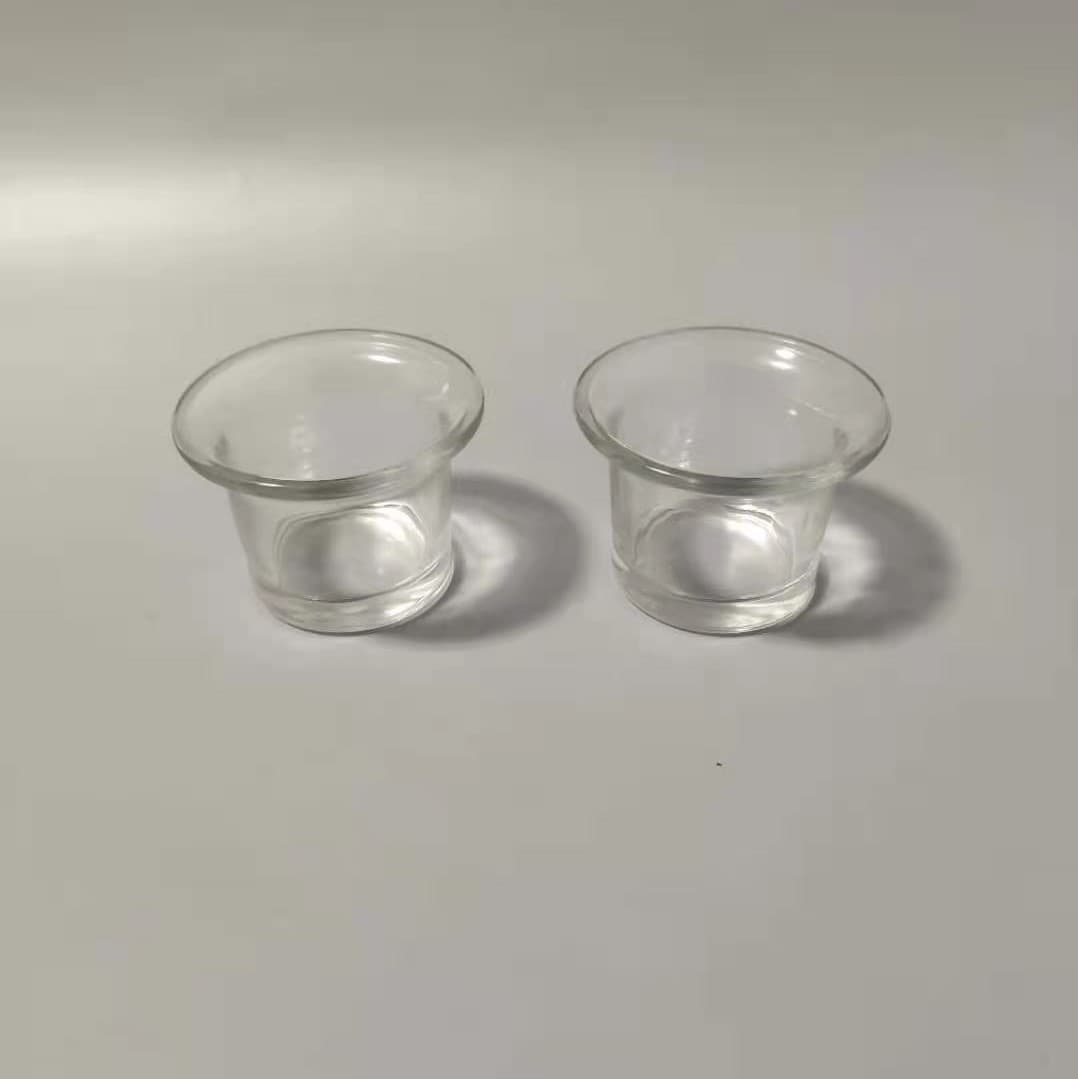 Factory Direct Transparent Glass Candle Holder Aromatherapy Candle Cup Huaxia Cup Zhonghua Cup DIY Candle Materials