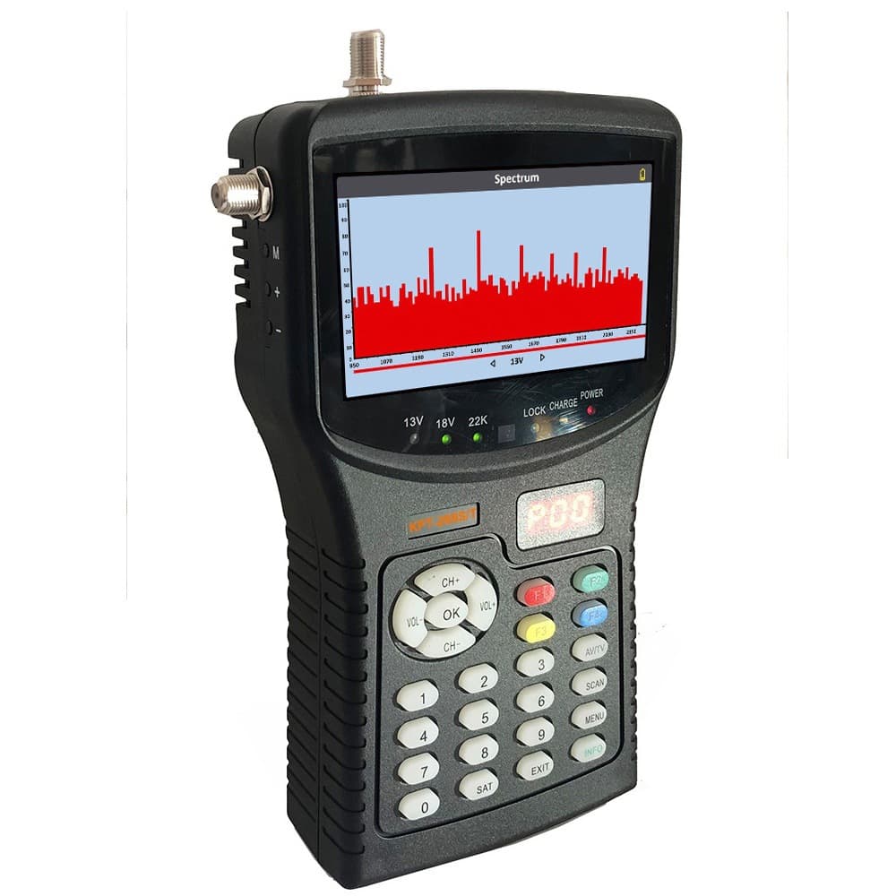 4.3-inch Combo (S2+T2+C) with Spectrum Analysis Satellite Finder KPT-266S/T