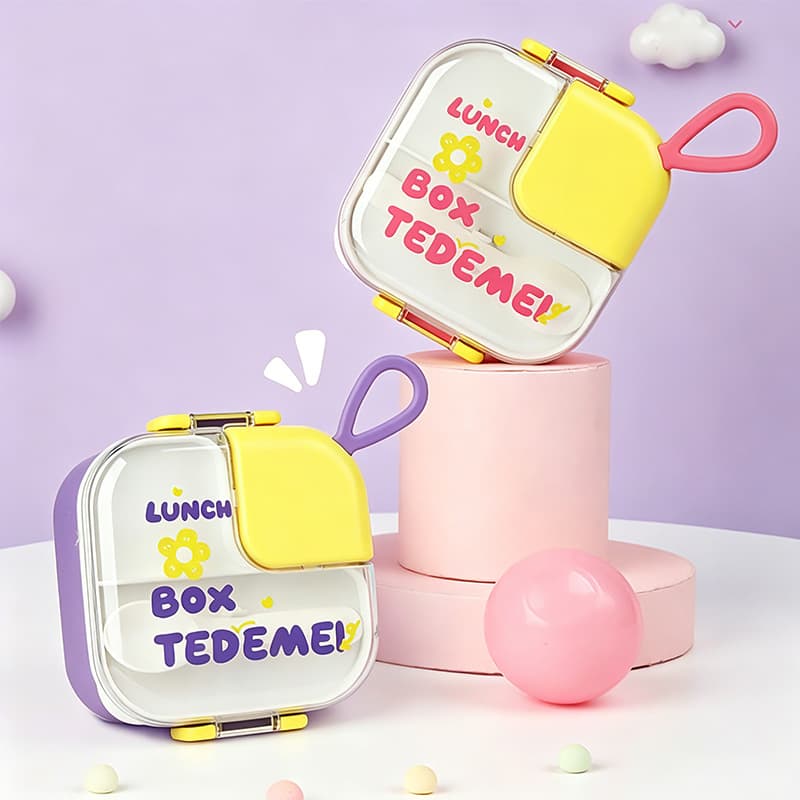 304 Stainless Steel Lunch Box for Students, Kids' Food Bowl, Cute Bento Box with Compartments, Meal Container for Work