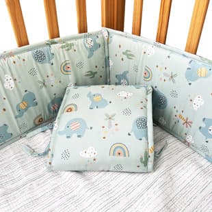 Baby Crib Bumper, Amazon Anti-Collision Bed Wrap, Christmas Reindeer, Children's Anti-Bump Rail, Cross-border Bedding Export