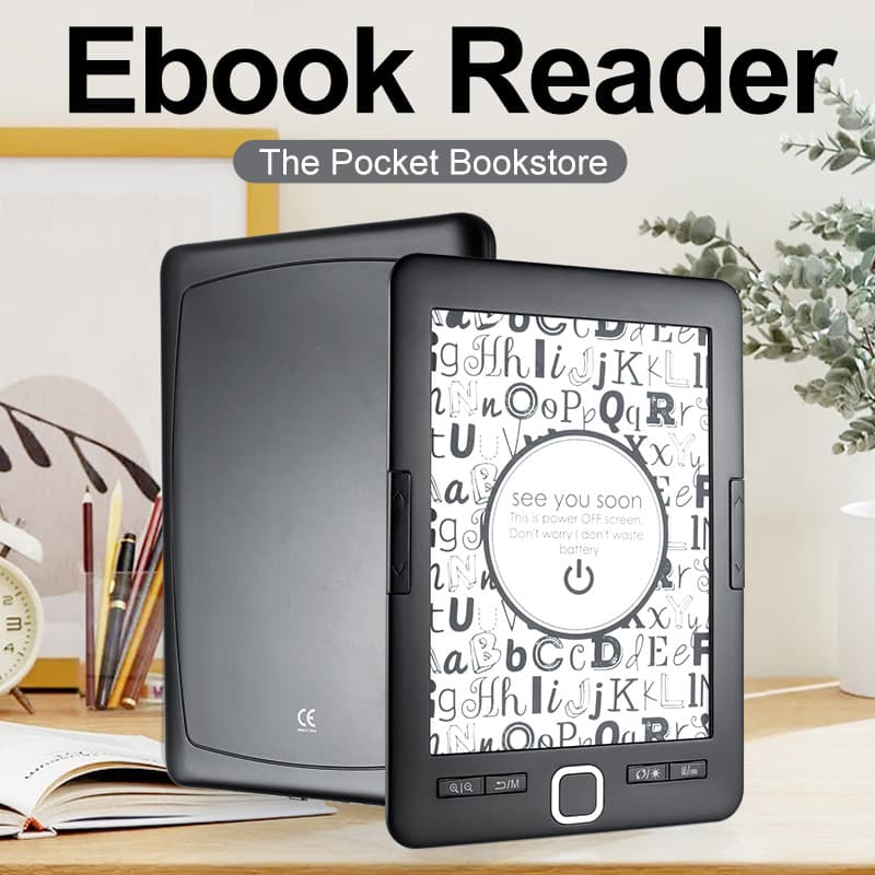BK6033 Front-Light E-Ink Screen E-Book Reader for Reading and Reviewing E-Books and Novels