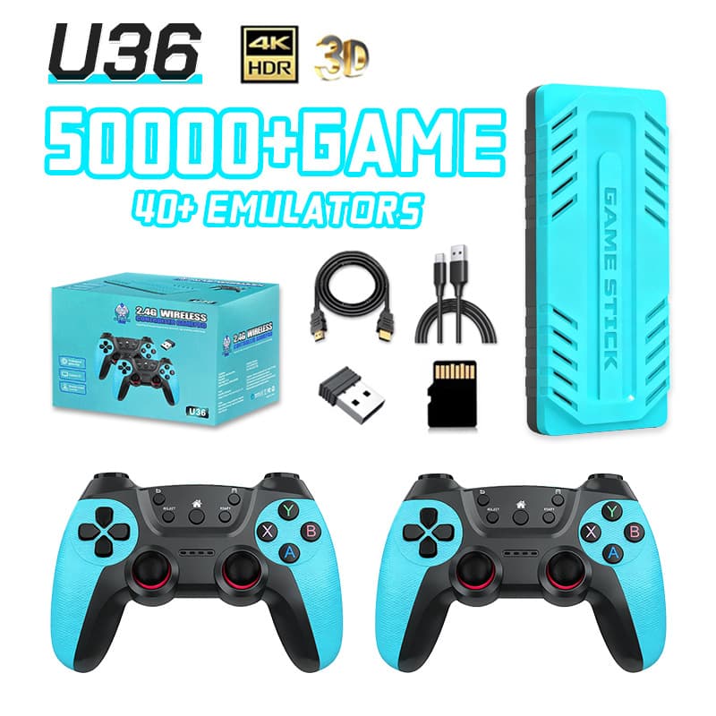 Cross-border New U36 Home Game Console HD 2.4G Wireless Retro PSP Home TV Game Console