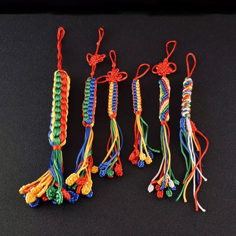 Manufacturer Wholesale Tibetan Style Handmade Vajra Knots, Car Hanging Corn Knots, Handwoven Accessories, Auspicious Pendants Special Price