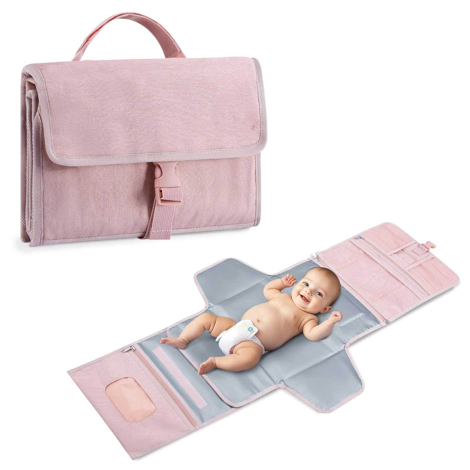 Newborn Expandable Diaper Changing Pad Waterproof Baby Diaper Pad Portable Diaper Changing Pad Diaper Bag