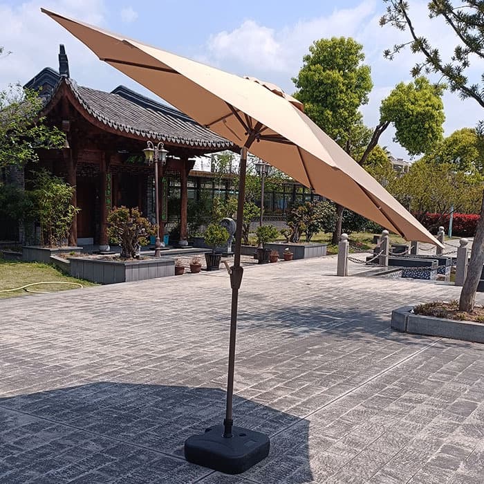 Sunshade shaking head umbrella, turning umbrella, sun umbrella, elbow umbrella, terrace parasol, stall umbrella, outdoor parasol