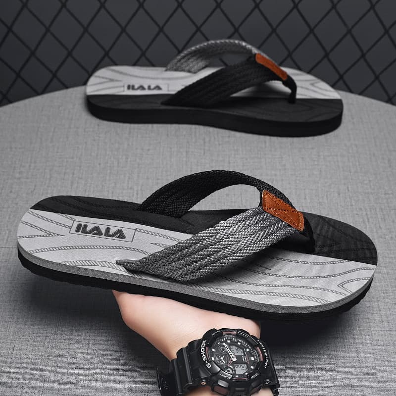 Cross-border Flip Flops for Men 2024 Summer New Anti-slip Outdoor Thong Sandals Beach Slippers