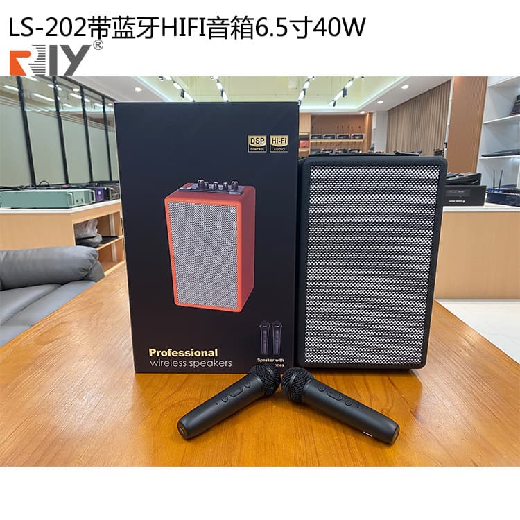 LS-202 Bluetooth Speaker High-Quality Sound Home HIFI Audiophile Small Speaker 40W High-Fidelity 6.5-Inch Speaker