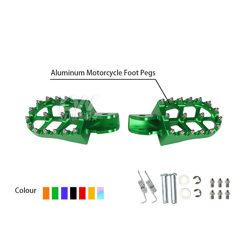 Electric Dirt Bike Parts CRF150F Aluminum Alloy Footpegs Qiulong Qingfeng CNC Footrests Pedals Front Foot Pegs