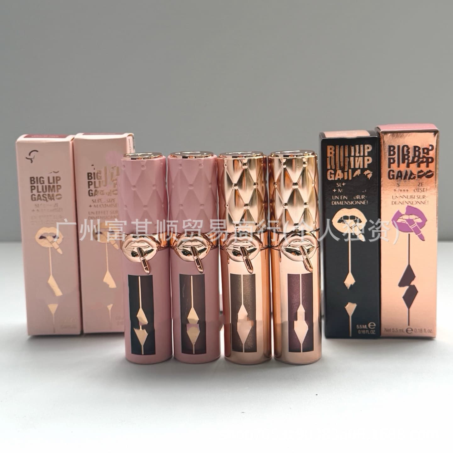 Cross-border new wave gloss 5.5ml translucent pink gold 25 Christmas limited champagne, light pink, medium pink