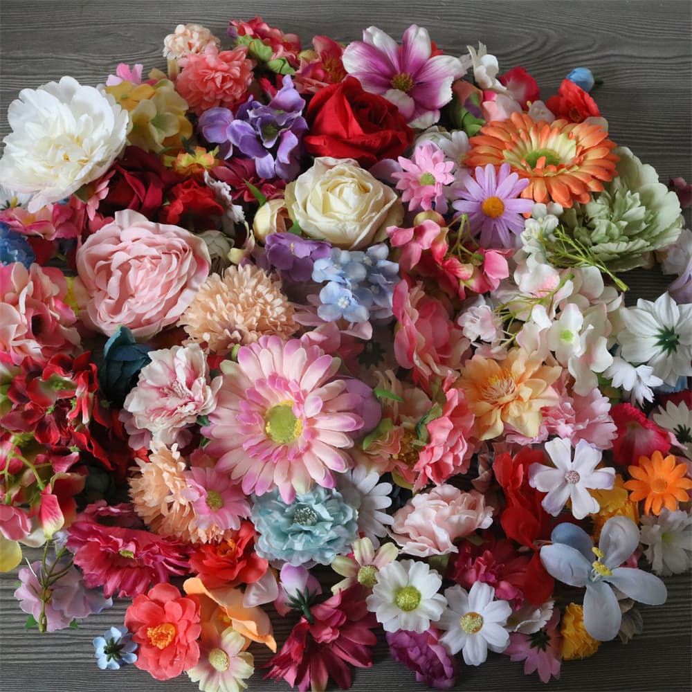 Clearance Stock Artificial Flowers DIY Handmade Flower Crown Headpiece Hanfu Materials Wedding Decoration Silk Flowers