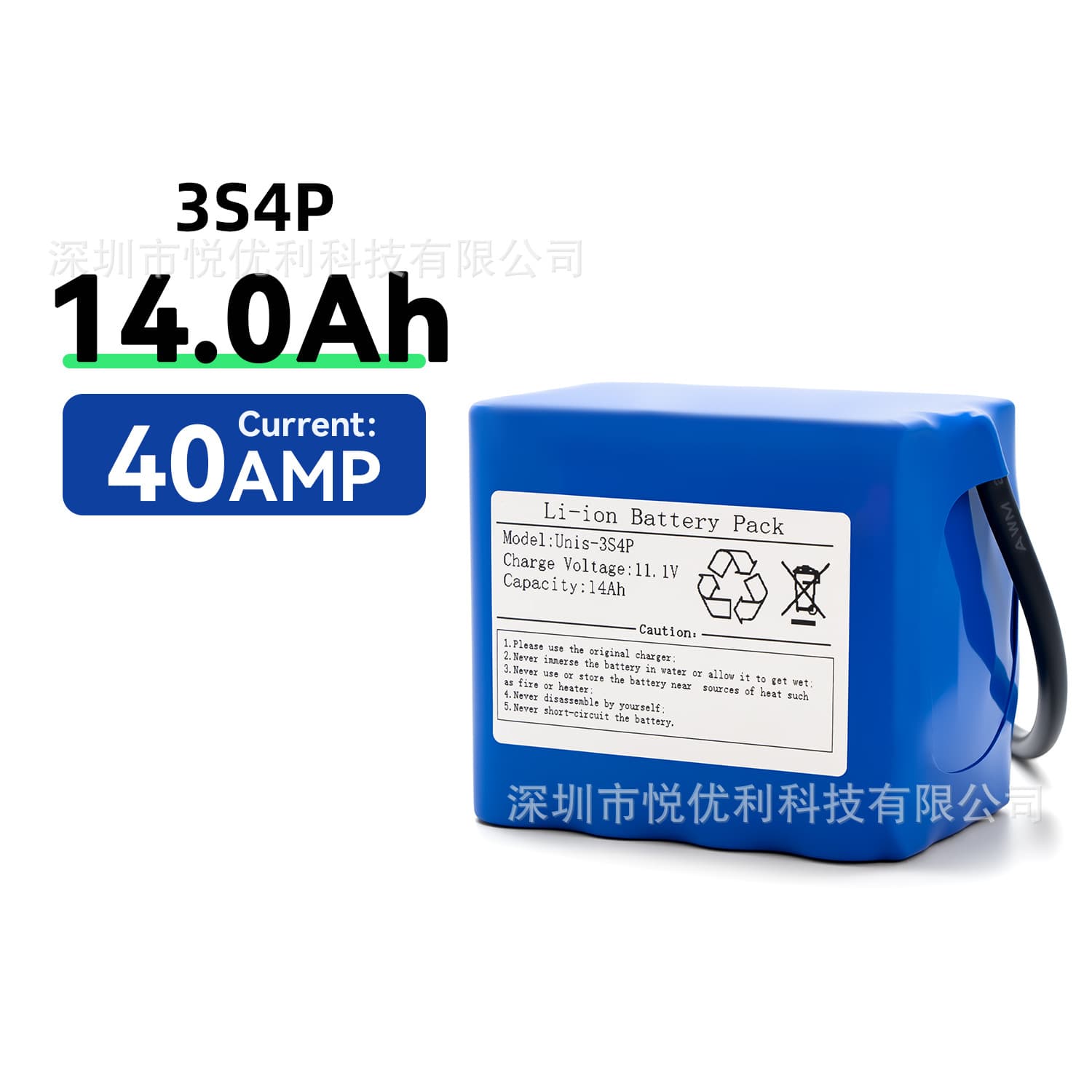 Factory 18650 21700 Lithium Battery Pack 12V 24V 36V Solar LED Light Electric Vehicle Toy Energy Storage