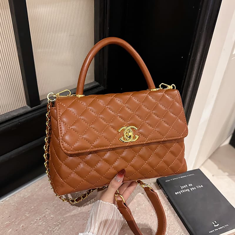 Ladies Handbag Cross-Border 2026 New Style European & American Fashion Diamond Quilted Chain Shoulder Crossbody Bag