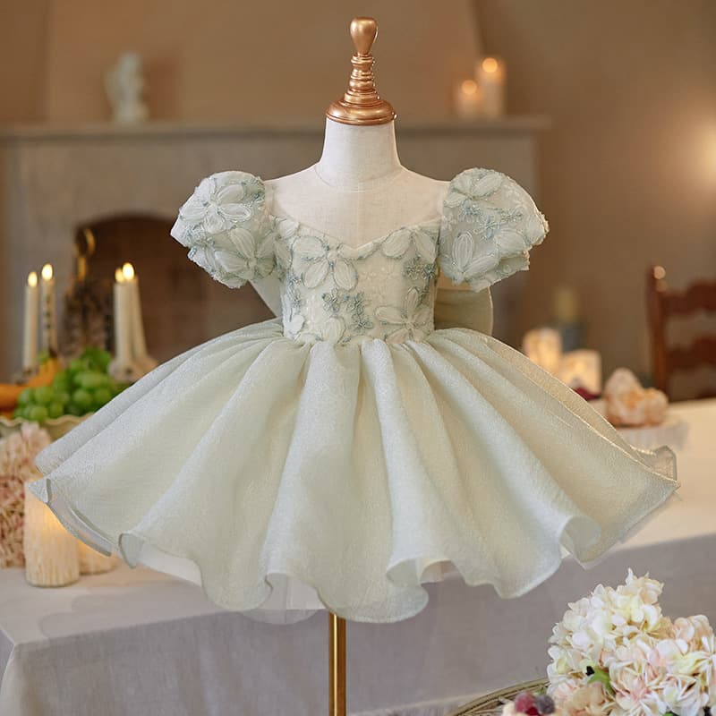 Fairy Children's Dress Flower Girl Wedding Little Girl Birthday Princess Dress Kindergarten Host