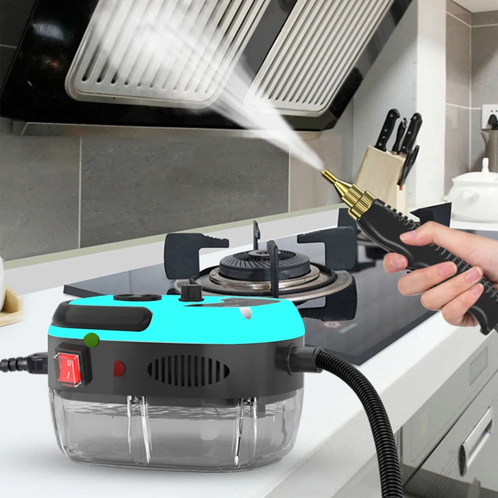Cross-Border High-Temperature Steam Cleaner Small Household Air Conditioner Kitchen Range Hood Oil Stain Disinfection Machine