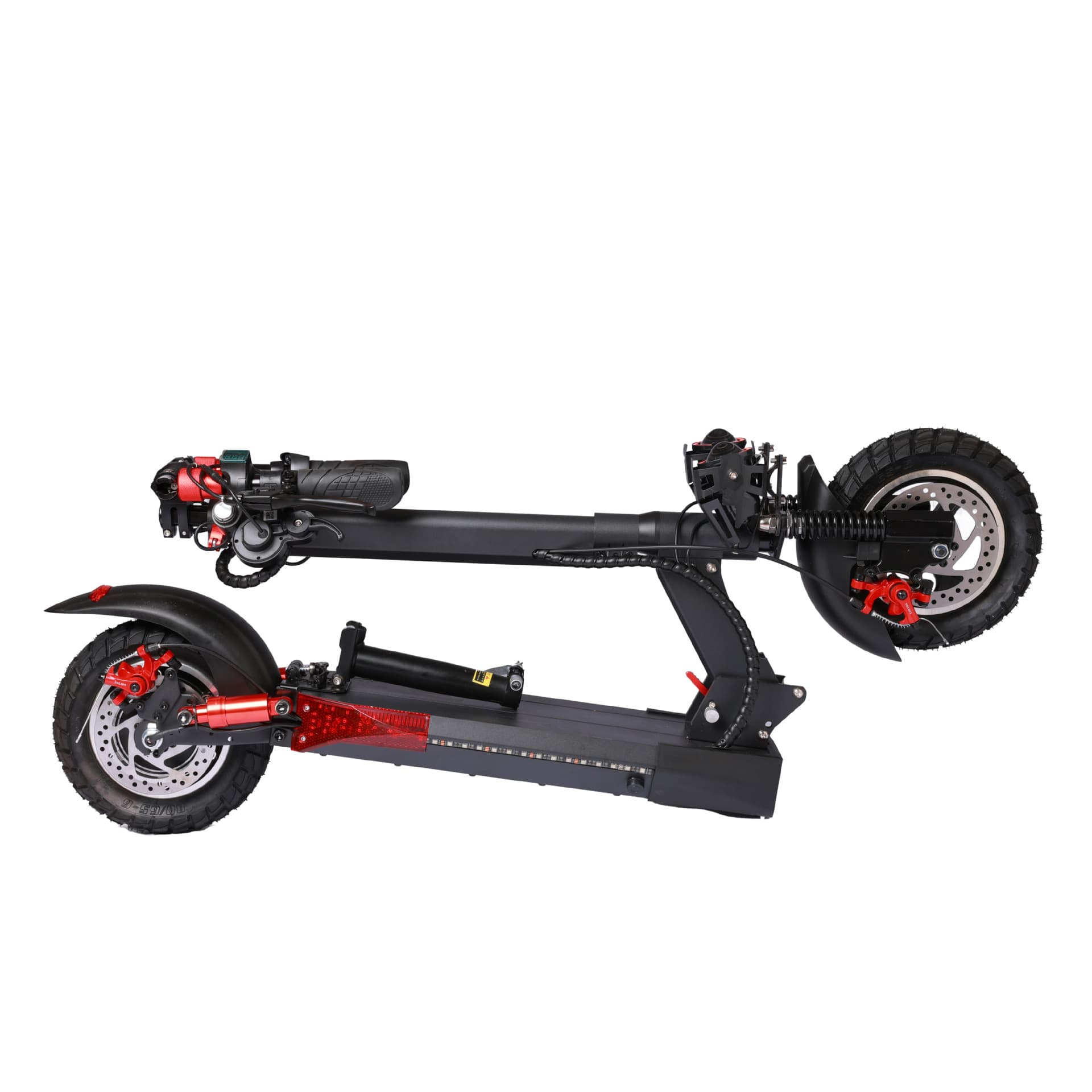 New 10-inch M4 Electric Scooter Blue Seat Adult Commuter Foldable Electric Vehicle Small Battery Scooter