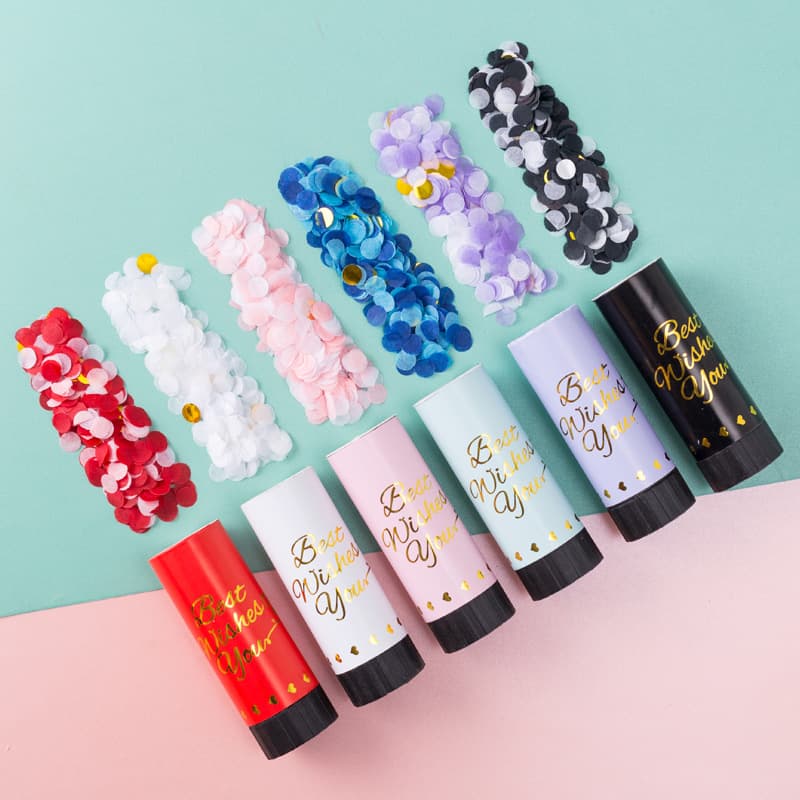11cm small wedding salute, spring fireworks tube, confetti, hand-twisted fireworks, salute, wedding supplies