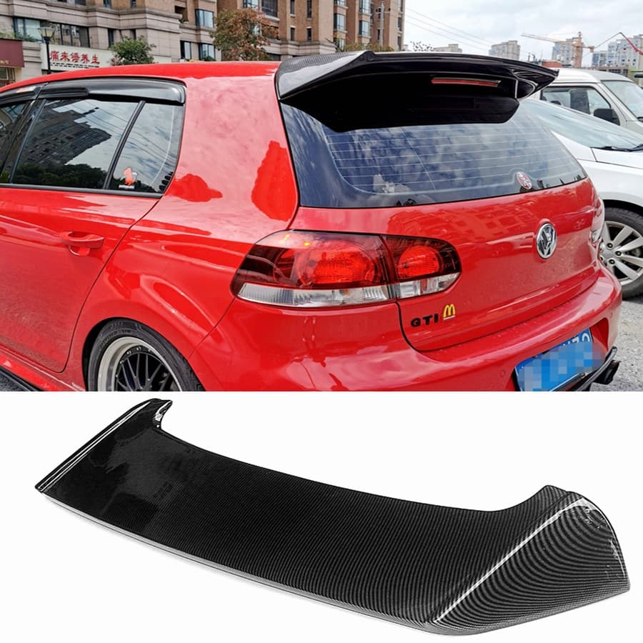 Rear Spoiler for 2009-2013 Volkswagen Golf 6 GTI GTI R20 No Drilling Required
