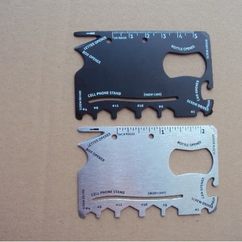 Factory Direct Camping Outdoor Ninja Tool Card, Multifunctional Military Knife Card, Wallet Knife