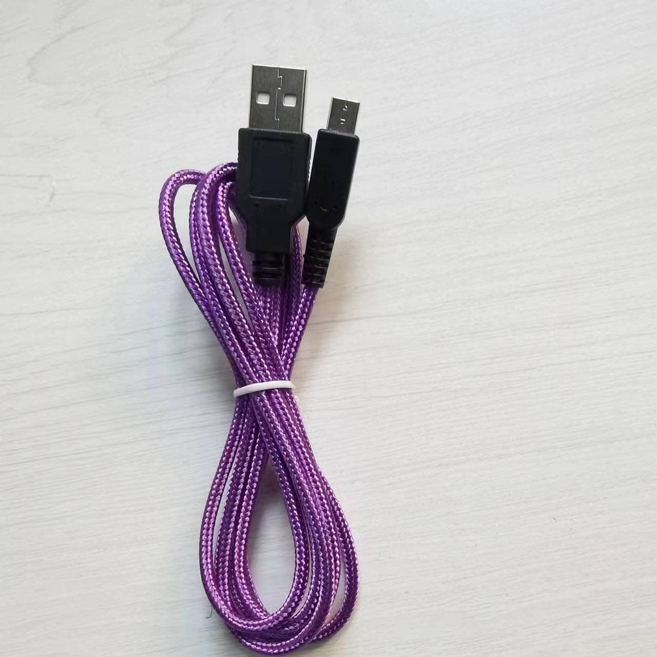 Suitable for Nintendo 3ds3DSXL charging cable ndsi charging cable 1.5M braided cable fast charging cable purple
