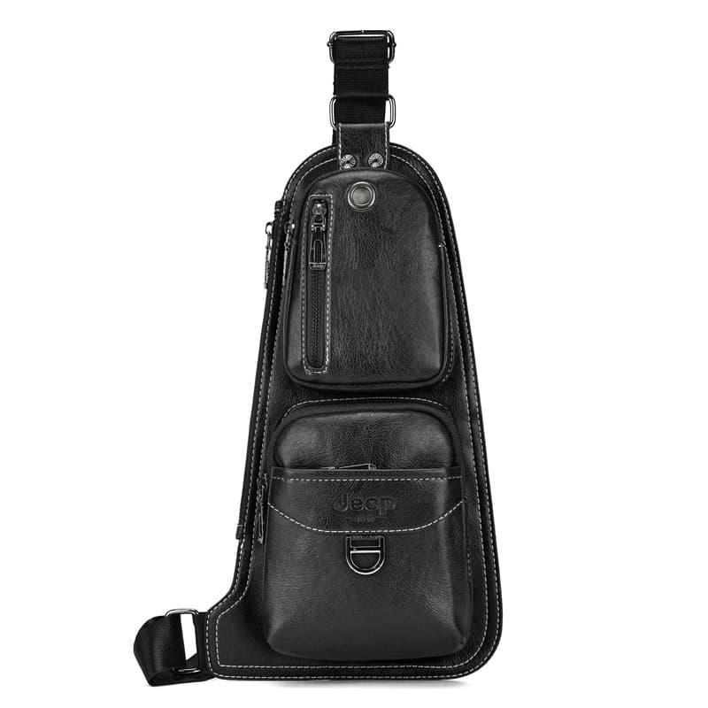 Cross-Border New Men's Chest Bag, Fashionable Crossbody Bag, Trendy and Cool Shoulder Bag, Outdoor Casual Bag Manufacturer Wholesale