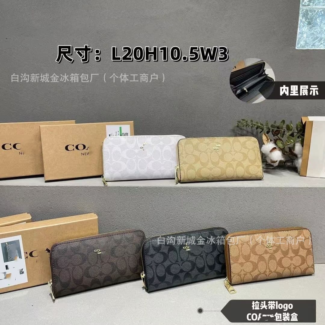 C Parent Long Wallet 2025 New Korean Style Zipper Clutch Bag European and American Multi-Slot Large Capacity Printed Money Clip Bag