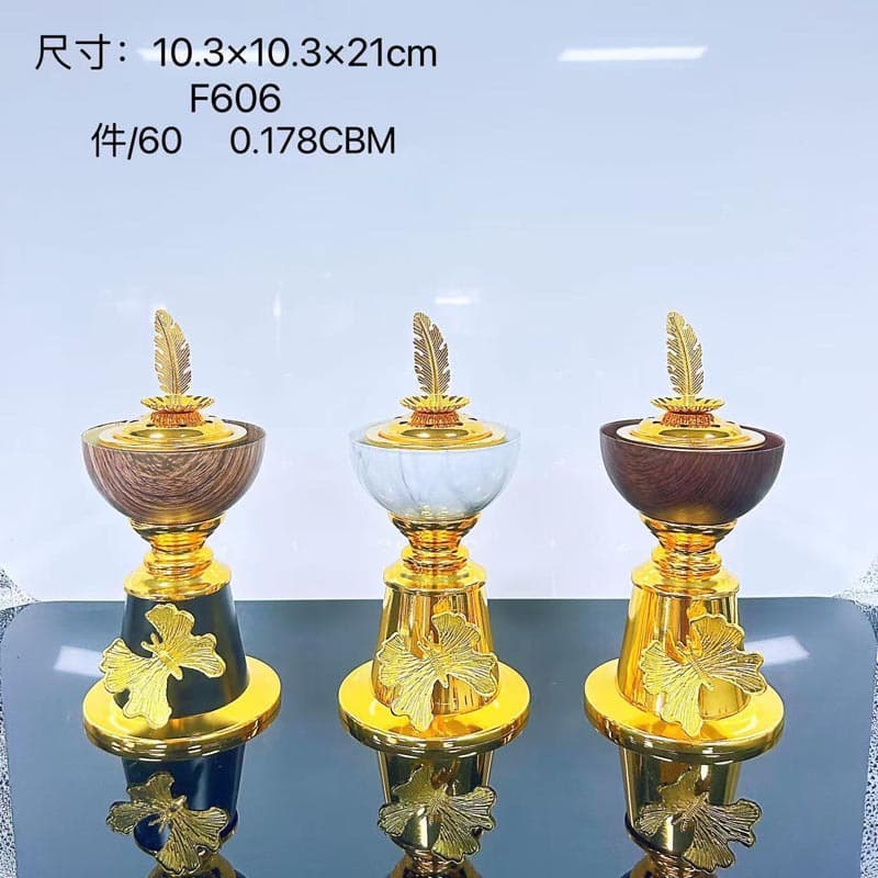 Factory direct sales creative metal Metal incense burner home carbon incense burner simple Middle Eastern aromatherapy burner