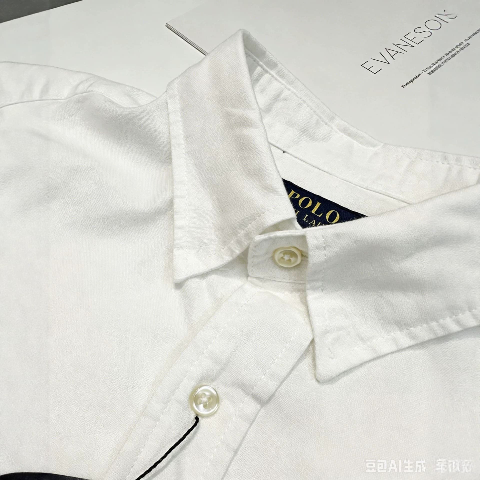 2026 Spring/Summer New RL Small Pony Embroidered Shirt Men's Business Slim Fit Shirt Linen Sun Protection Long Sleeve