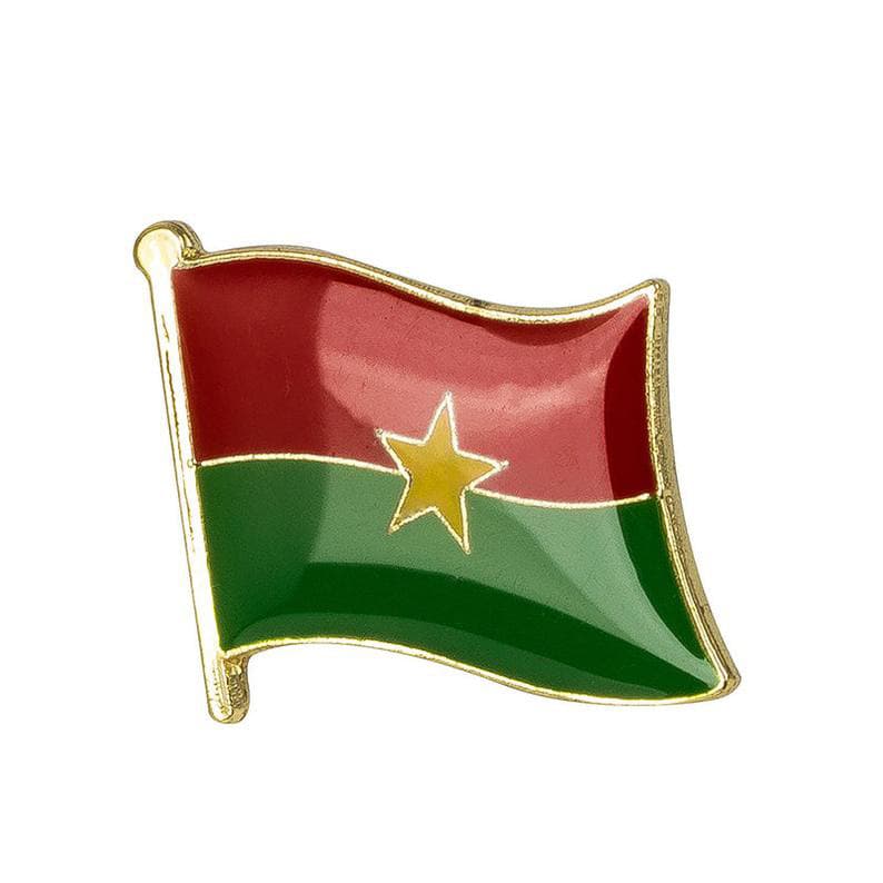 Burkina Faso Metal Flag Lapel Pin Badge 44