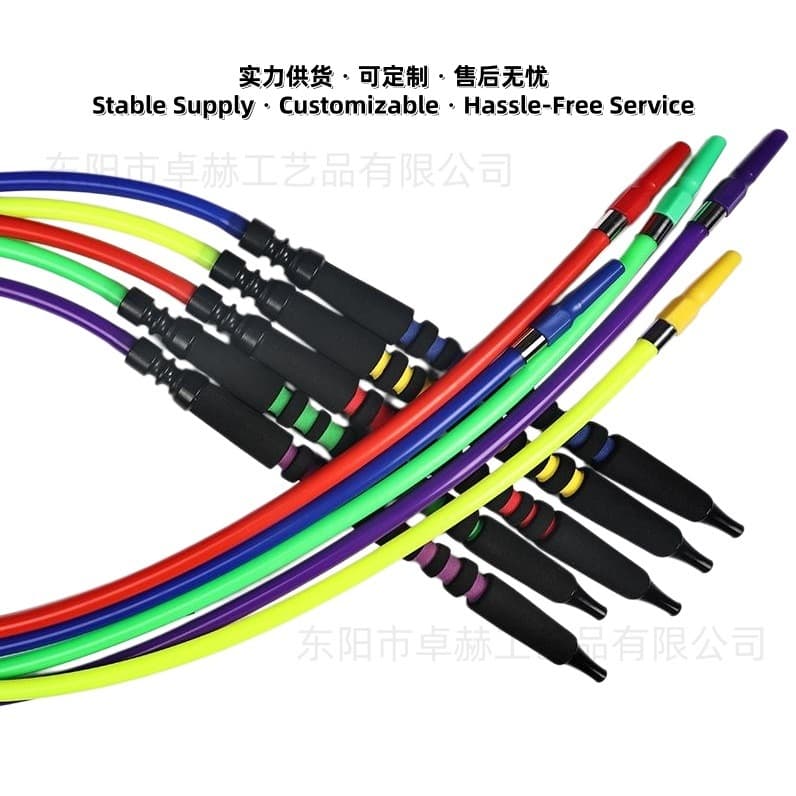 Cross-Border Hot Sale Arabic Shisha Silicone Hose 1.8M - Silicone Hookah Accessories Wholesale