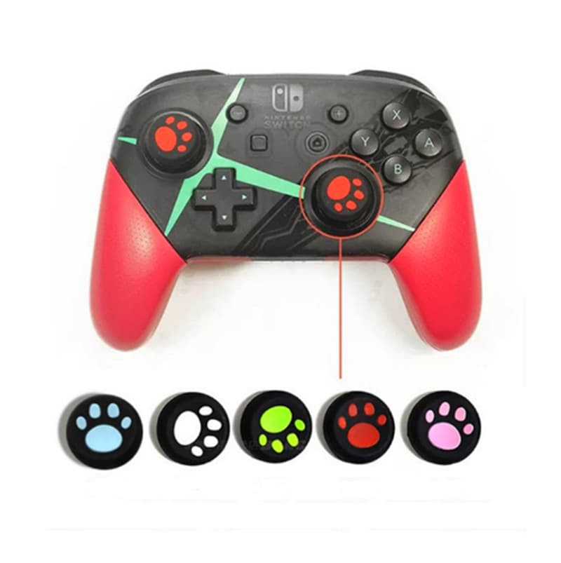 Silicone Cat Claw Hat Joystick Caps for PS4 PS3 Xbox One 360 NS pro Universal Handle Key Caps Gaming Accessories