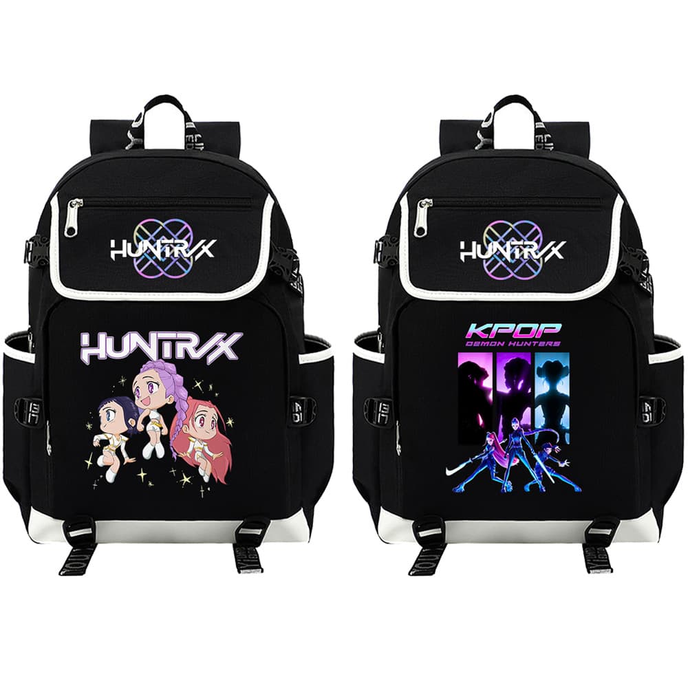 Korean Movie Kpop Devil Hunter Backpack Girls Boys Students Teenagers Backpack Women's Casual School Bag