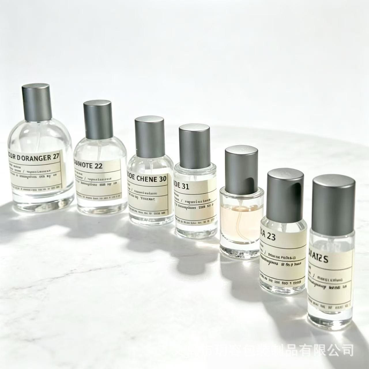 Premium Perfume Refillable Bottle 10ml 30ml 100ml Press Spray Portable Glass Sample Replacement Empty Bottle