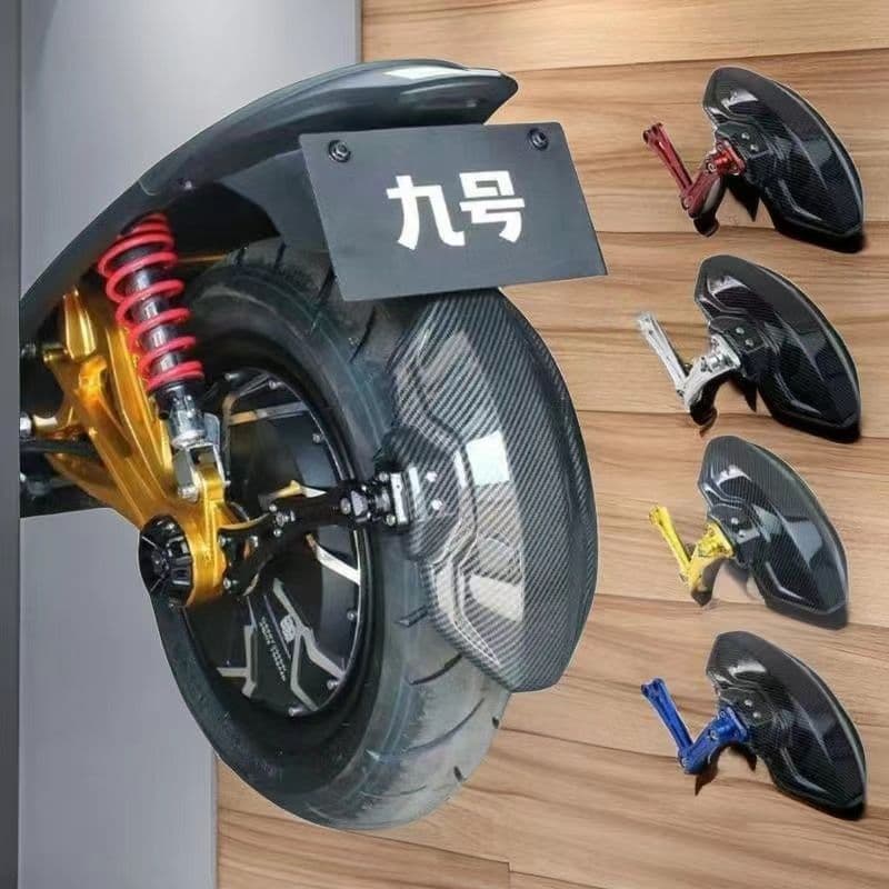 Niu N1S Carbon Fiber Rear Mudguard CNC Universal Upgrade Accessories Adjustable Shield U+B M+ Direct Fit