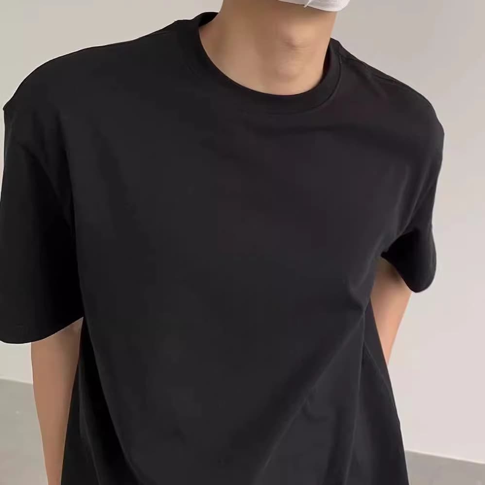270 grams of heavy cotton short sleeve T-shirt combed cotton light plate solid color embryo T-shirt T-shirt generation to map custom LOGO