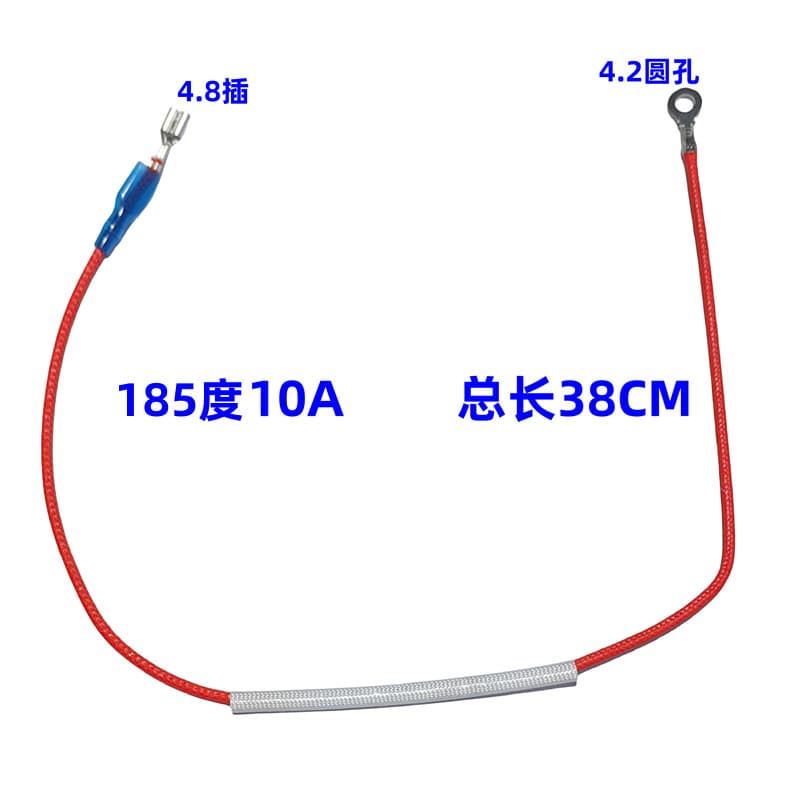 142/172/240°C 10A Metal Thermal Fuse 250V for Electric Pressure Cookers, Rice Cookers, and Kettles