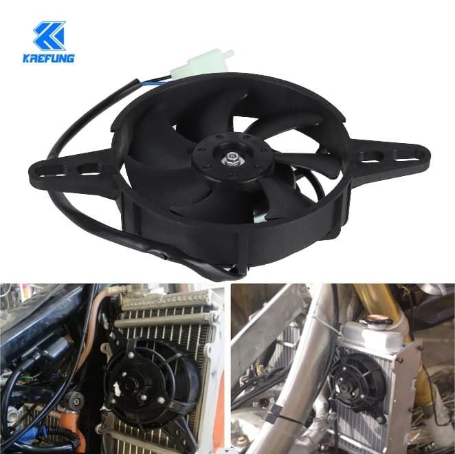 ATV Sand Car Motorcycle Modification Accessories 150-250cc Water Cooling Radiator Dedicated Oil Cooler Fan Cooling Fan