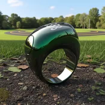New color ring with three replaceable ring supports, screen display, smart Bluetooth ring counter