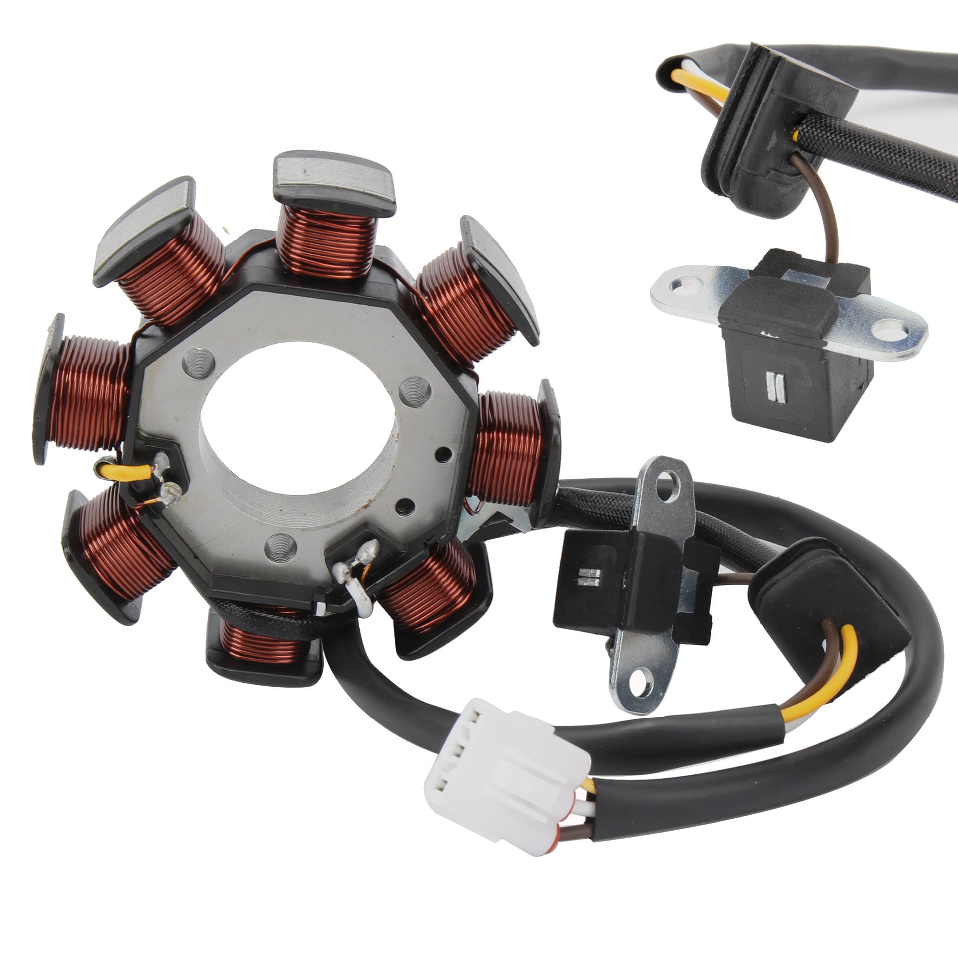 Address V125 Stator Coil Generator Compatible with Suzuki V125G 8-Pole Coil All Copper