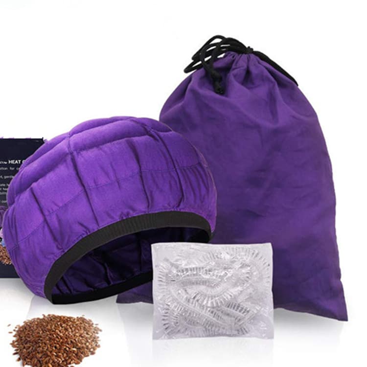 Cross-Border Exclusive Flaxseed Deep Conditioning Cap, Microwave Heating Oil Treatment Cap, Non-Electric Hair Nourishing Cap